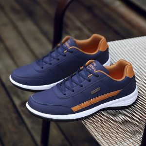 Chaussures de sport confortables en cuir pour hommes